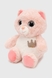 М’яка іграшка Кіт M14765 Рожевий (2000990368041) Фото 3 з 4