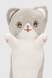 М'яка іграшка-обіймашка Кіт батон 100 см JR62133 Сірий (2000990684233) Фото 2 з 4