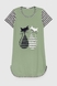 Ночная рубашка женская Nicoletta 84121 5XL Зеленый (2000990160010А) Фото 7 из 11