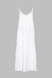Сарафан однотонний жіночий 71902 One size Білий (2000990508539S) Фото 8 з 9