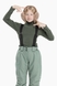 Штани на шлейках для дівчинки A-29 164 см М'ятний (2000989626848W) Фото 3 з 20