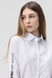 Сорочка однотонна жіноча MDG 248001 S Білий (2000989987390D) Фото 5 з 16