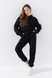 Спортивні штани жіночі 242324-K XS Чорний (2000990662170D) Фото 1 з 11