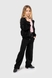 Спортивний костюм для дівчинки (кофта, штани) Viollen 2176 164 см Чорний (2000989944928D) Фото 2 з 16