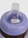 Поильник-непроливайка с силиконовым носиком и ручками Мегазайка 0314 Фиолетовый (2000990579577) Фото 3 из 4
