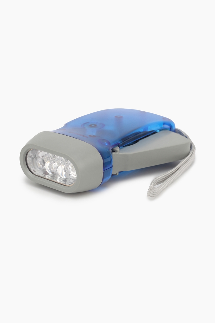 Фото Ліхтарик з динамо машиною ручний світлодіодний WT-092 Синій (2000989483816)