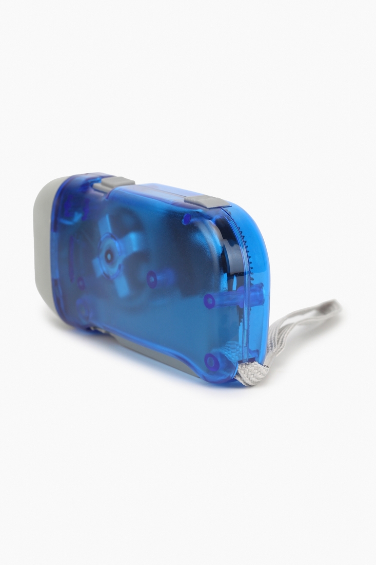 Фото Ліхтарик з динамо машиною ручний світлодіодний WT-092 Синій (2000989483816)