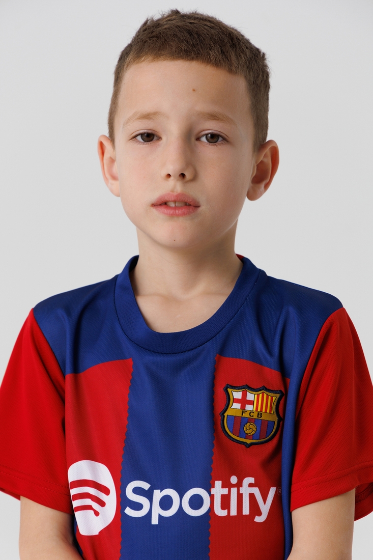 Фото Футбольна форма для хлопчика BLD БАРСЕЛОНА LEWANDOWSKI 152 см Синій (2000989681069A)