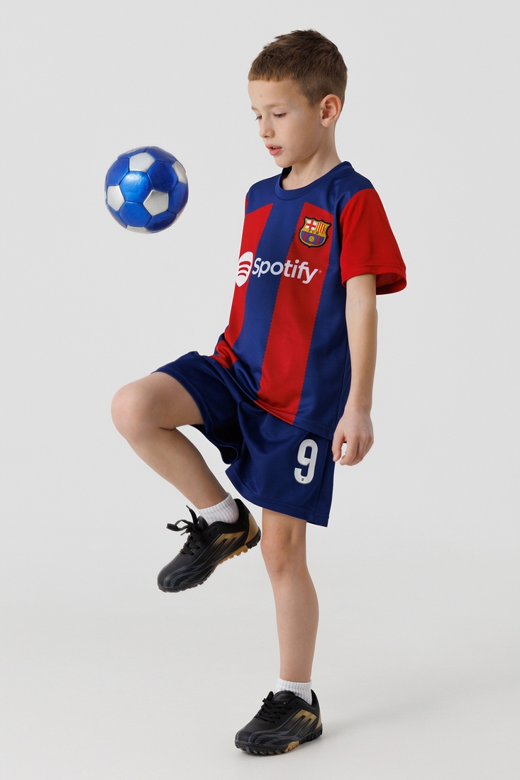 Фото Футбольна форма для хлопчика BLD БАРСЕЛОНА LEWANDOWSKI 104 см Синій (2000989680987A)