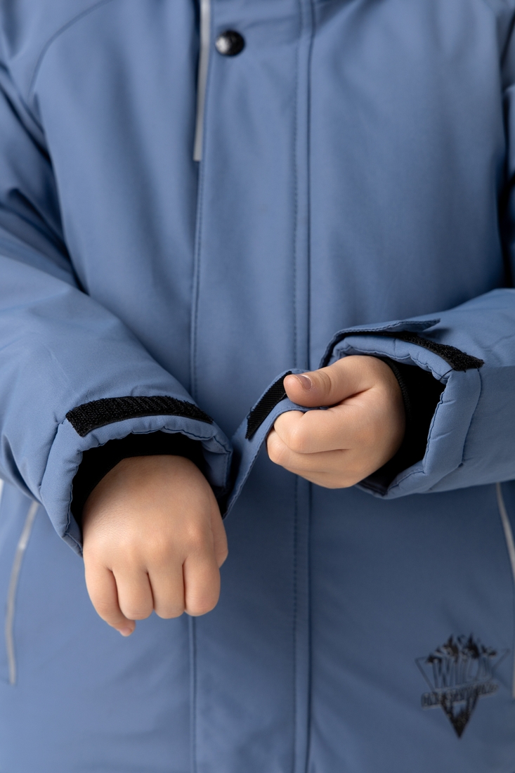 Фото Комбинезон для мальчика Snowgenius H38-08 куртка + штаны на шлейках 116 см Синий (2000989630753W)