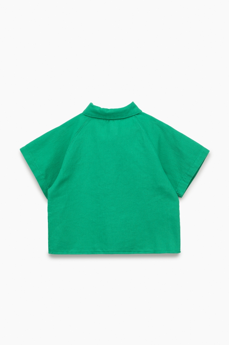 Фото Костюм для девочки (рубашка+шорты) Cemix 4222-2 122 см Зеленый (2000989429166S)