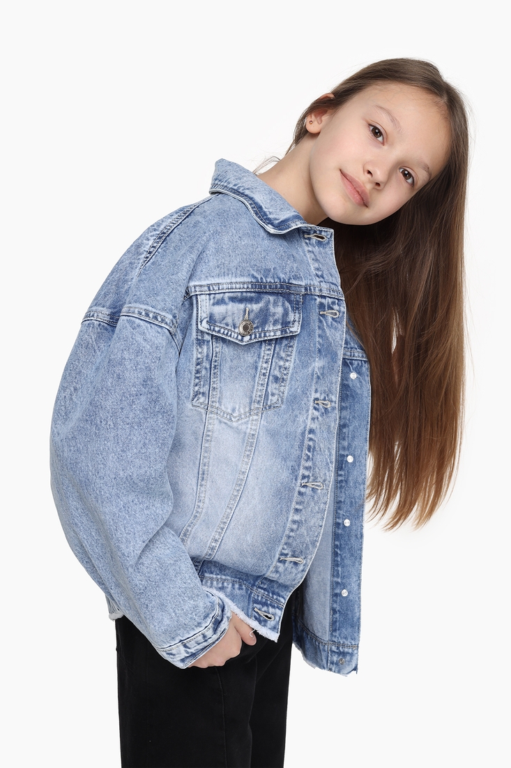 Фото Куртка для дівчинки S&D MK6032 176 см Синій (2000989561422D)
