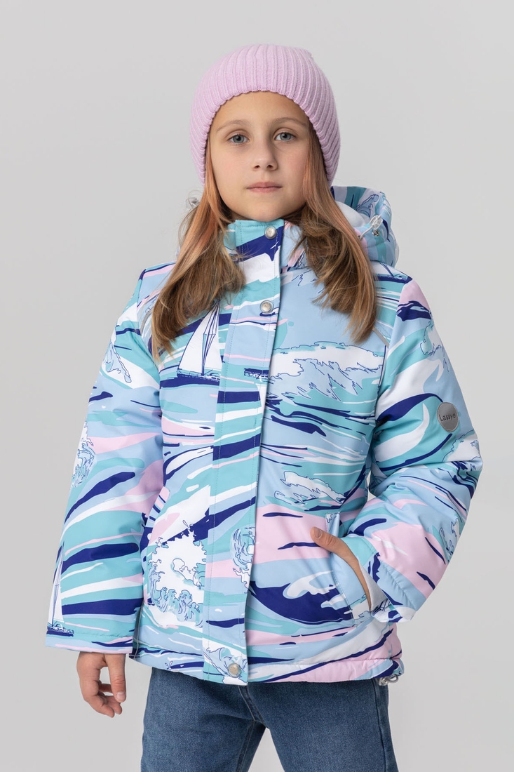 Фото Куртка для дівчинки Snowgenius H27-022 122 см Блакитний (2000989630265W)