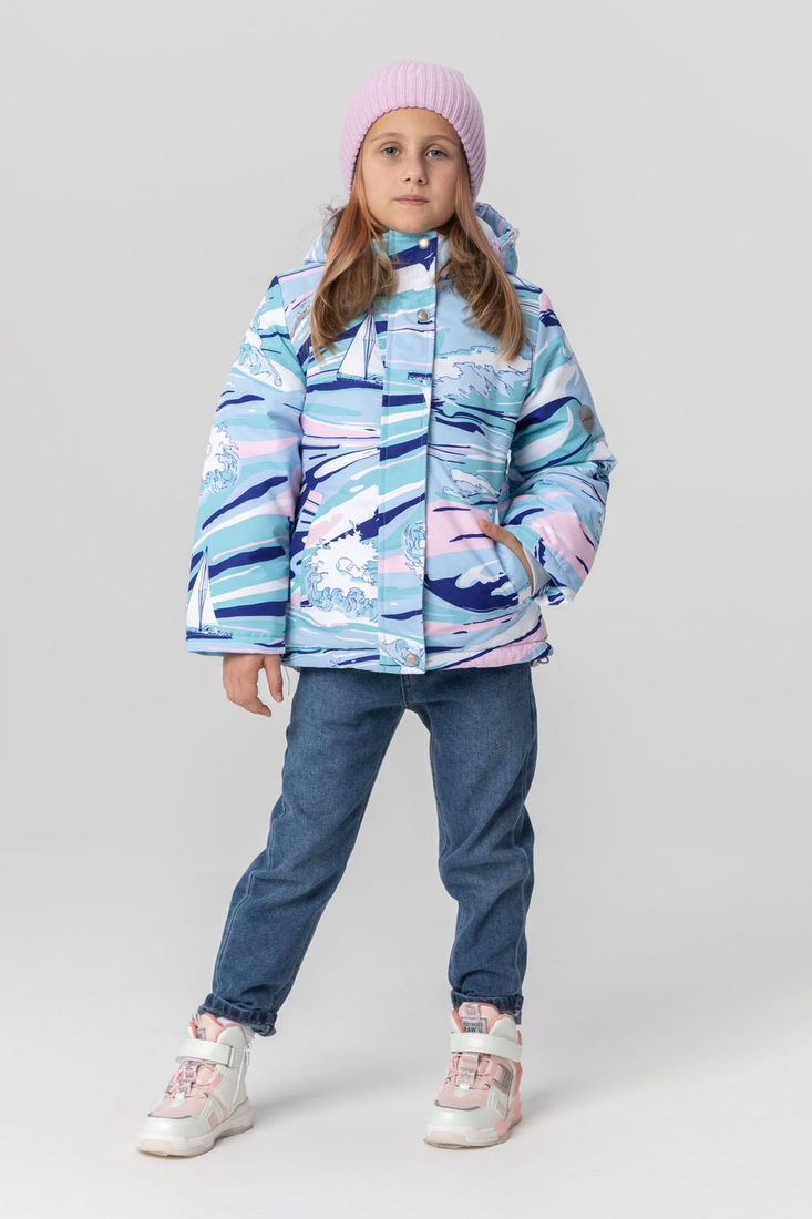 Фото Куртка для дівчинки Snowgenius H27-022 116 см Блакитний (2000989630241W)