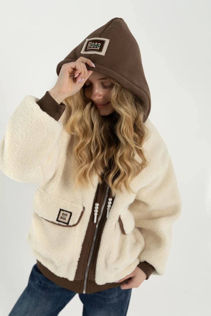 Куртка для дівчинки XZKAMI 238881 158 см Молочний (2000990256140D) купити в Україні | Територія мінімальних цін
