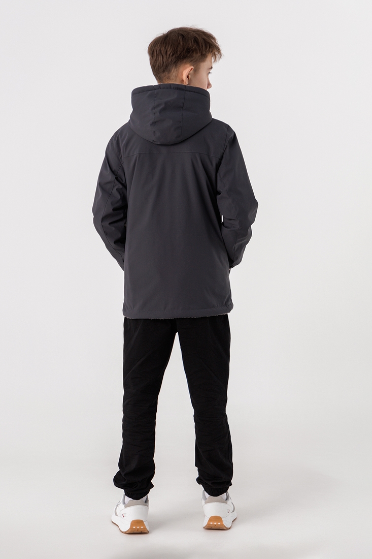 Фото Куртка для хлопчика 23-29 152 см Сірий (2000990285102D)