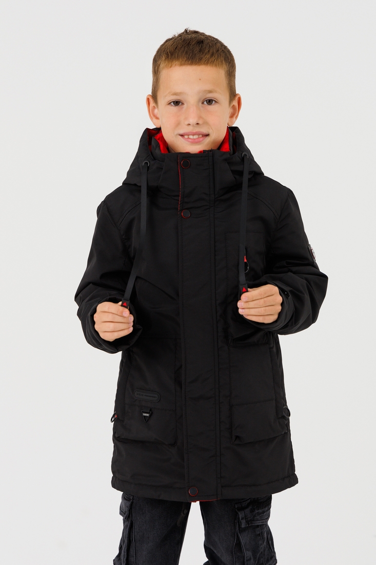 Фото Куртка для хлопчика B36 152 см Чорний (2000990285058D)