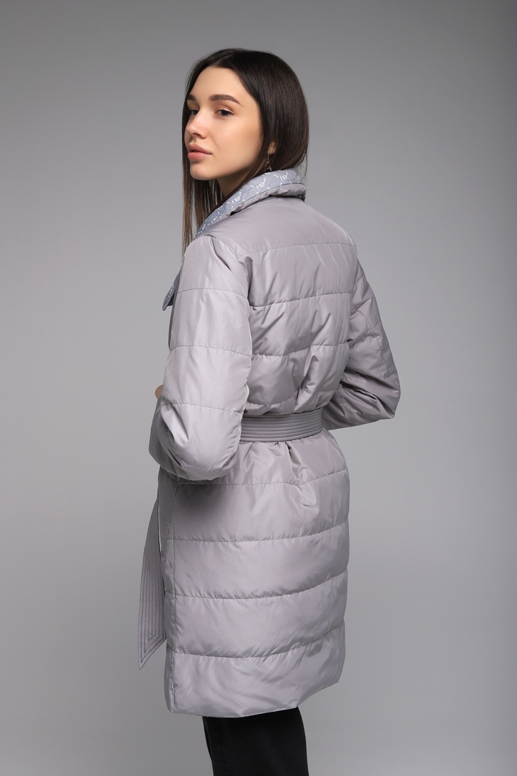 Фото Куртка двостороння жіноча Visdeer 2355 48 Сірий (2000989401209D)