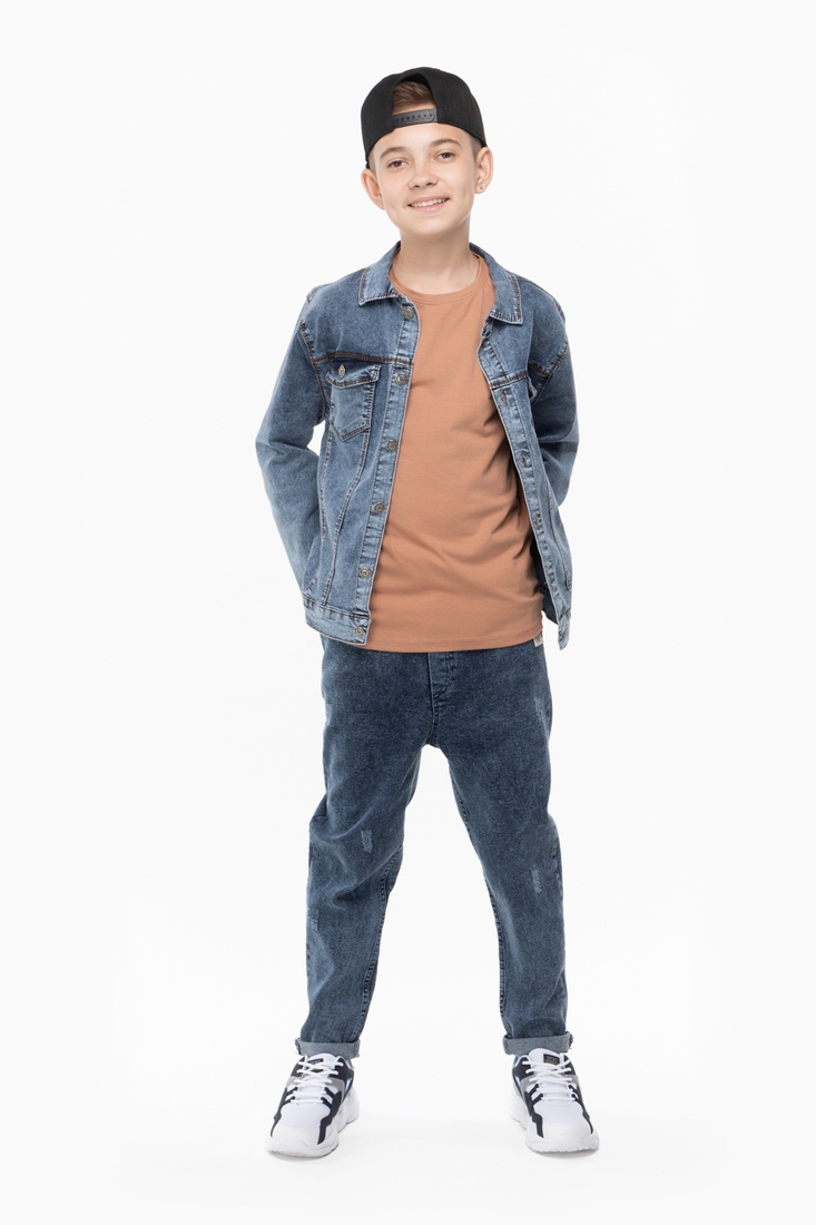 Фото Куртка джинсовая для мальчика Pitiki 99723 140 см Синий (2000989802587S)