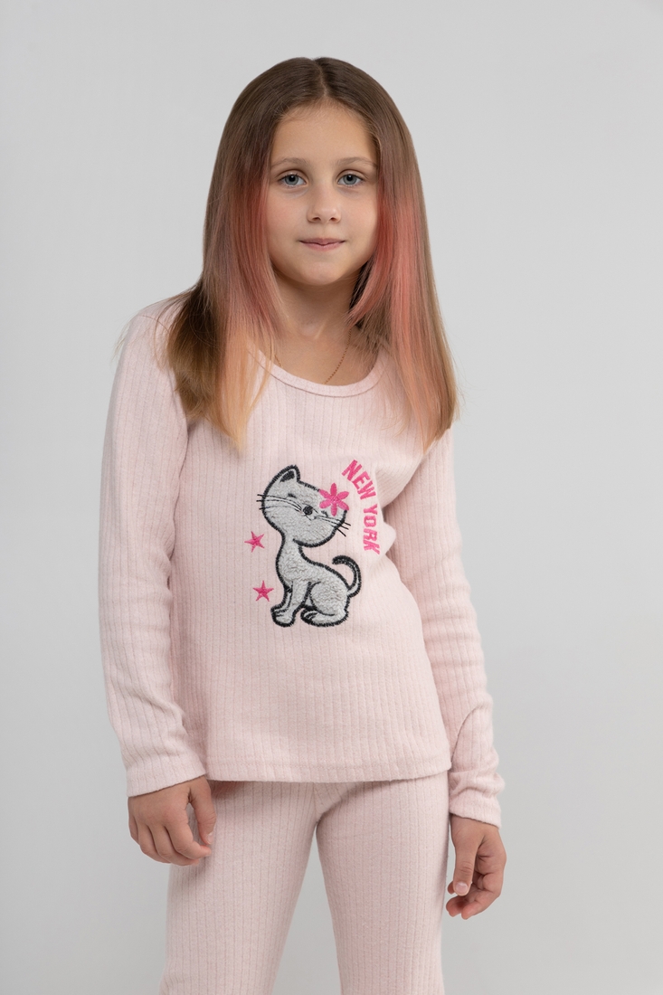 Фото Пижама для девочки Cotton more 38511 14-15 лет Розовый (2000990042200A)