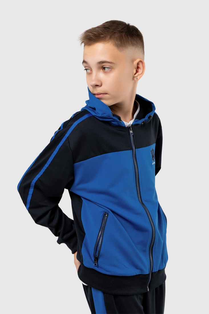 Фото Спортивний костюм для хлопчика S&D XD019 кофта + штани 164 см Електрік (2000989958017D)