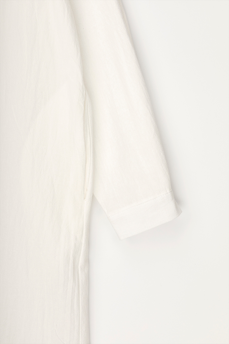 Фото Туника пляжная однотонная женская W23-32 XL Белый (2000989543350A)