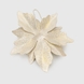 Новорічна прикраса "Квітка велика" Dashuri 14 см Бежевий (2000990125712)(NY) Фото 3 з 3