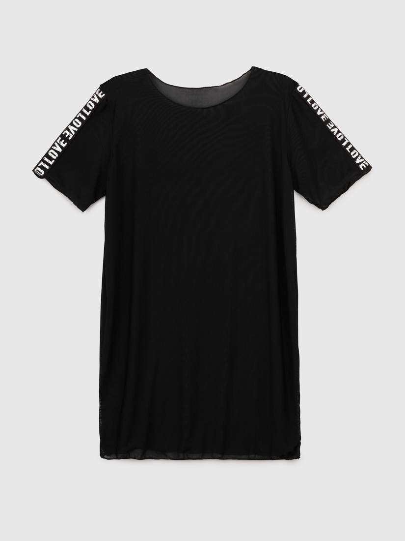 Фото Комплект футболка+топ+шорти для дівчинки TREBA A626 160 см Чорний (2000990366658S)