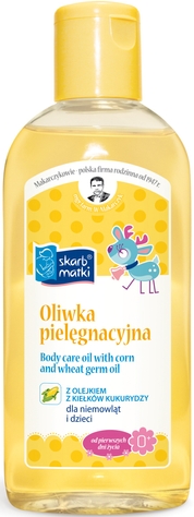 Олія для догляду немовлят та дітей з маслом кукурудзяних зародків Skarb Matki 1926 200 мл (5901968019262)