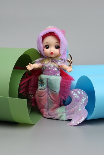 Фото Кукла с брелком A756 Фиолетовый (2000989375111)