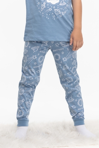 Фото Піжамні штани для хлопчика Kilic DH-21 8-9 років Синій (2000989739890S)