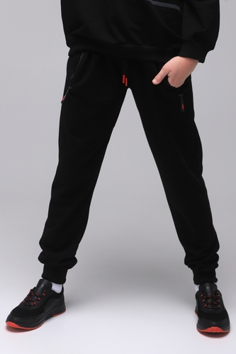 Фото Спортивні штани для хлопчика однотонні Atescan 2209 176 Чорний (2000989464938D)