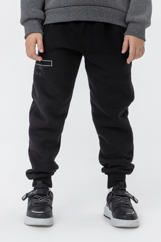 Фото Спортивные штаны с принтом для мальчика Atescan 1104 152 см Черный (2000990130952W)
