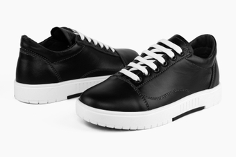 Туфлі Jordan 7093BLACK-WHITE 32 Чорний (2000904453856)