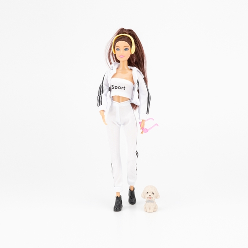 Фото Кукла с животным и аксессуарами SH207-3 29 см Белый (2000989727323)