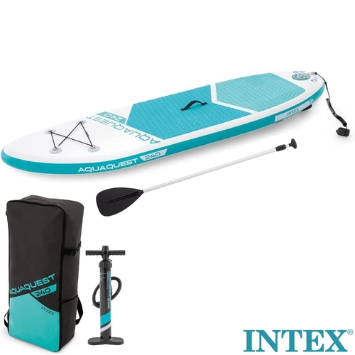 SUP-борд надувна дошка для плавання/серфінгу INTEX 68241 Блакитний (2000989405542)