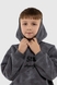 Худі з принтом для хлопчика XZKAMI 23838 134 см Графітовий (2000990106810W) Фото 4 з 16