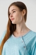 Комплект халат+рубашка женский Sevgi 679 XL Серо-голубой (2000990512680A) Фото 9 из 22
