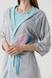 Комплект халат+сорочка жіночий Sevgi 679 XL Сіро-блакитний (2000990512680A) Фото 7 з 22