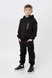 Костюм для хлопчика (худі+штани) Ecrin 2503 140 см Чорний (2000990222572D) Фото 1 з 22