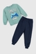 Костюм (світшот+штани) для хлопчика Pitiki 682 110 см Оливковий (2000990047120W) Фото 1 з 11