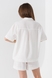 Рубашка однотонная женская LAWA K-WTC02392 XS Молочный (2000990648815S)(LW) Фото 5 из 11