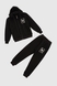 Спортивний костюм для хлопчика (світшот, штани) Ecrin 2027 116 см Чорний (2000990230782W) Фото 10 з 20