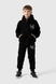 Спортивний костюм для хлопчика (світшот, штани) Ecrin 2027 134 см Чорний (2000990230812W) Фото 1 з 20