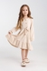 Платье однотонное для девочки Atabey 10364.0 110 см Бежевый (2000990419514D) Фото 4 из 15