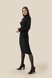 Сукня-светр однотонна жіноча LAWA WTC02347 2XL Чорний (2000990235206D)(LW) Фото 2 з 8