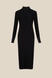 Сукня-светр однотонна жіноча LAWA WTC02347 2XL Чорний (2000990235206D)(LW) Фото 6 з 8