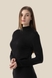 Сукня-светр однотонна жіноча LAWA WTC02347 2XL Чорний (2000990235206D)(LW) Фото 3 з 8