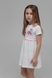 Платье с принтом для девочки Baby Show 23-3092 110 см Молочный (2000989449003S) Фото 2 из 13