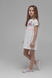Платье с принтом для девочки Baby Show 23-3092 110 см Молочный (2000989449003S) Фото 7 из 13